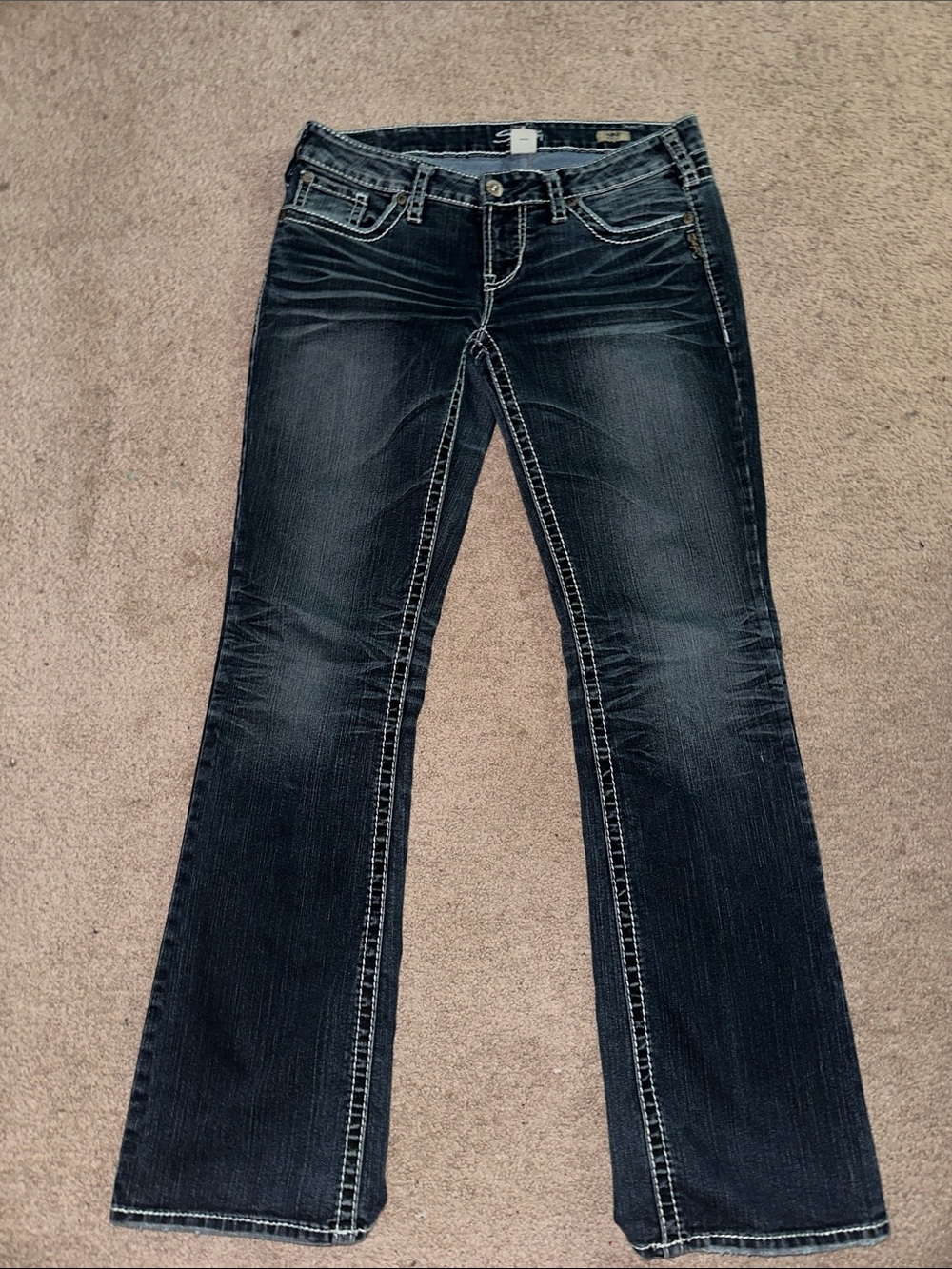 Silver Jeans Co. Aiko Bootcut Dark Wash Denim Jeans